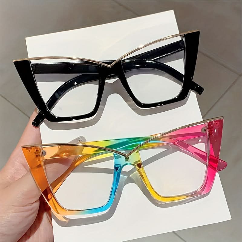 Fashion Cat Eye Glasses for Women – Chic Non-Prescription Eyewear