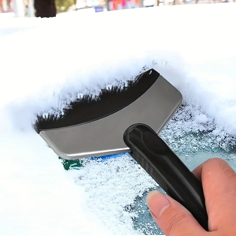 Car Ice Scraper Shovel  – Heavy-Duty Plastic Snow Remover for Windshield & Windows