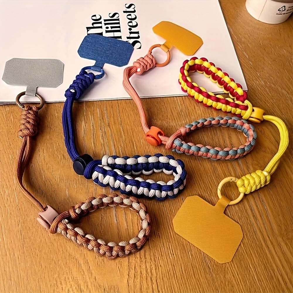 Quick-Grip Phone Wristlet  Adjustable Braided Strap
