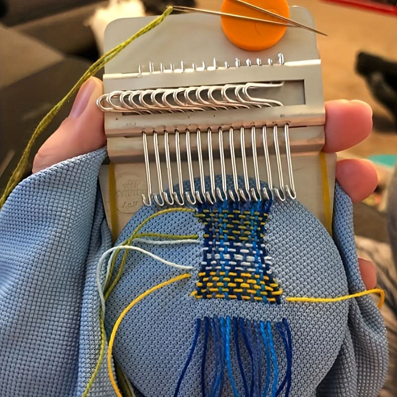 Mini Wooden Weaving Loom – DIY Fabric Craft Tool for Handmade Pet Clothing