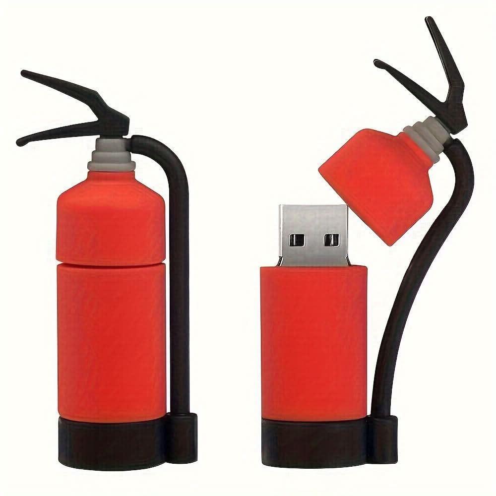 Fire Extinguisher USB 2.0 Flash Drive - 256 MB