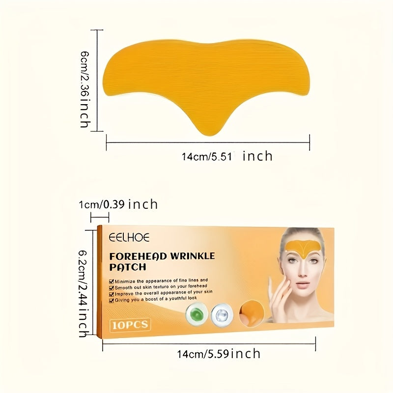 10pcs Collagen Forehead Wrinkle Patches