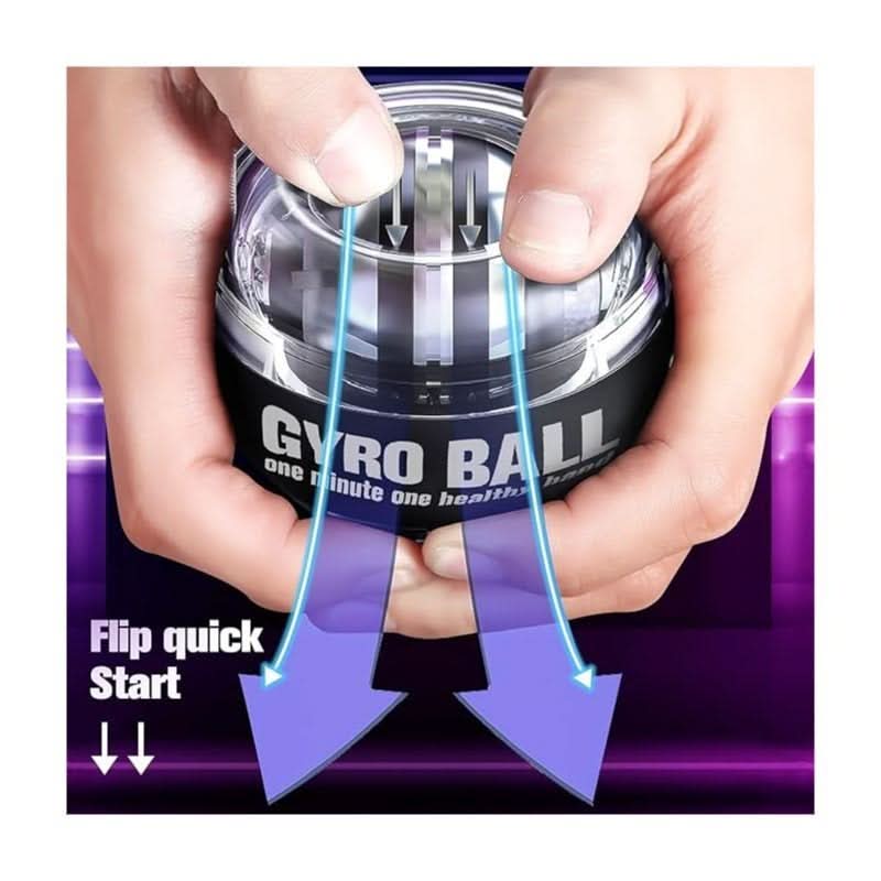 Hand Grip Strengthener Wrist Ball – Gyro Exerciser for Fitness