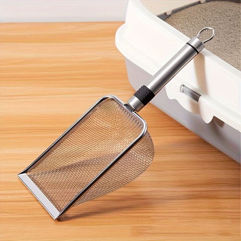 Stainless Steel Cat Litter Scoop – For Cats & Reptile Sand