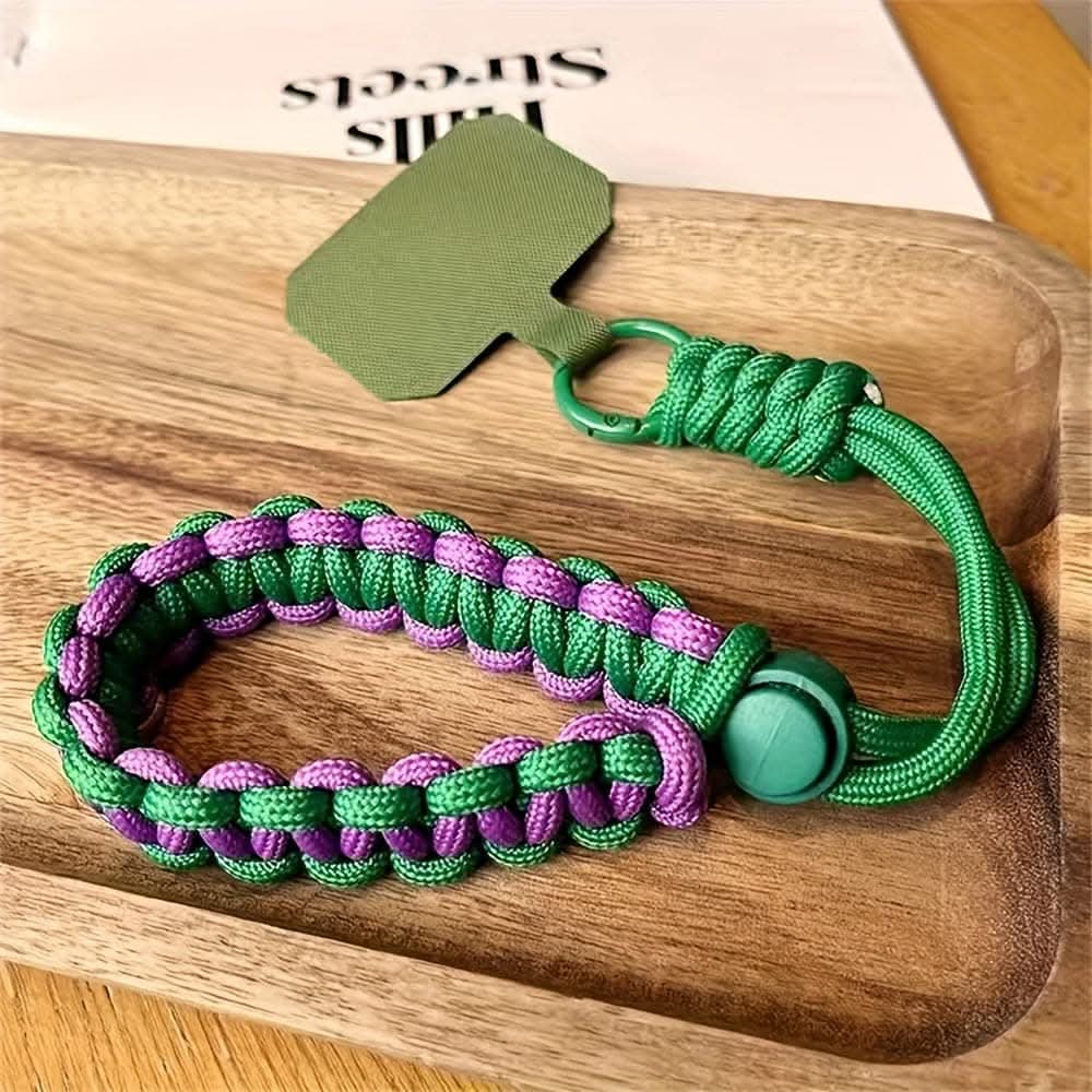 Quick-Grip Phone Wristlet  Adjustable Braided Strap