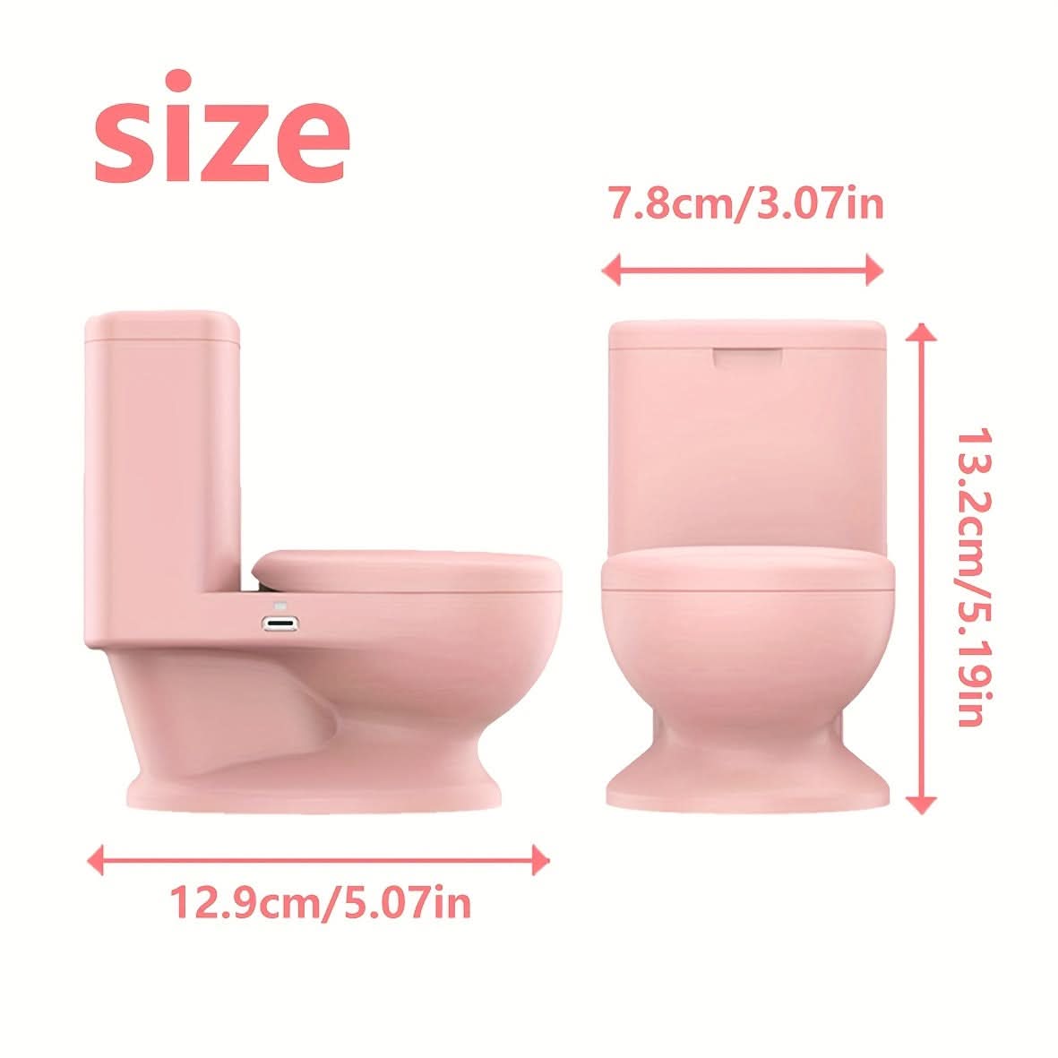 Novelty Toilet-Shaped USB Humidifier for Bedroom