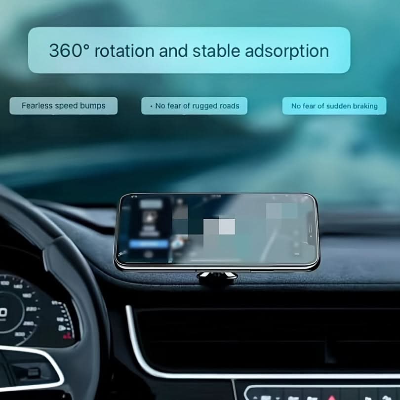 360° Magnetic Car Phone Mount, Strong Hold