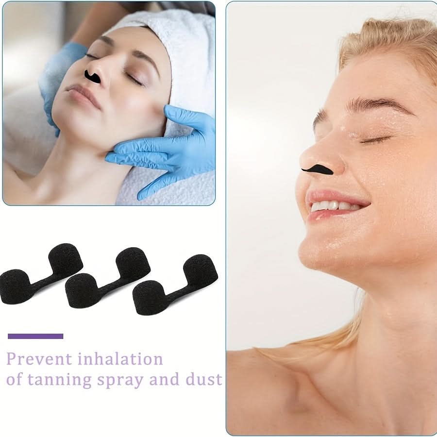 100pcs Disposable Foam Nose Filters – Dust, Pollen & Smoke Protection Nasal Plugs