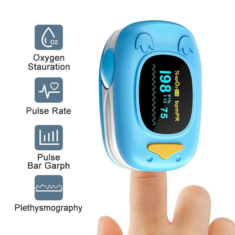 Baby Pulse Oximeter – Portable Finger Oximeter for Oxygen Saturation & SpO2 Monitoring