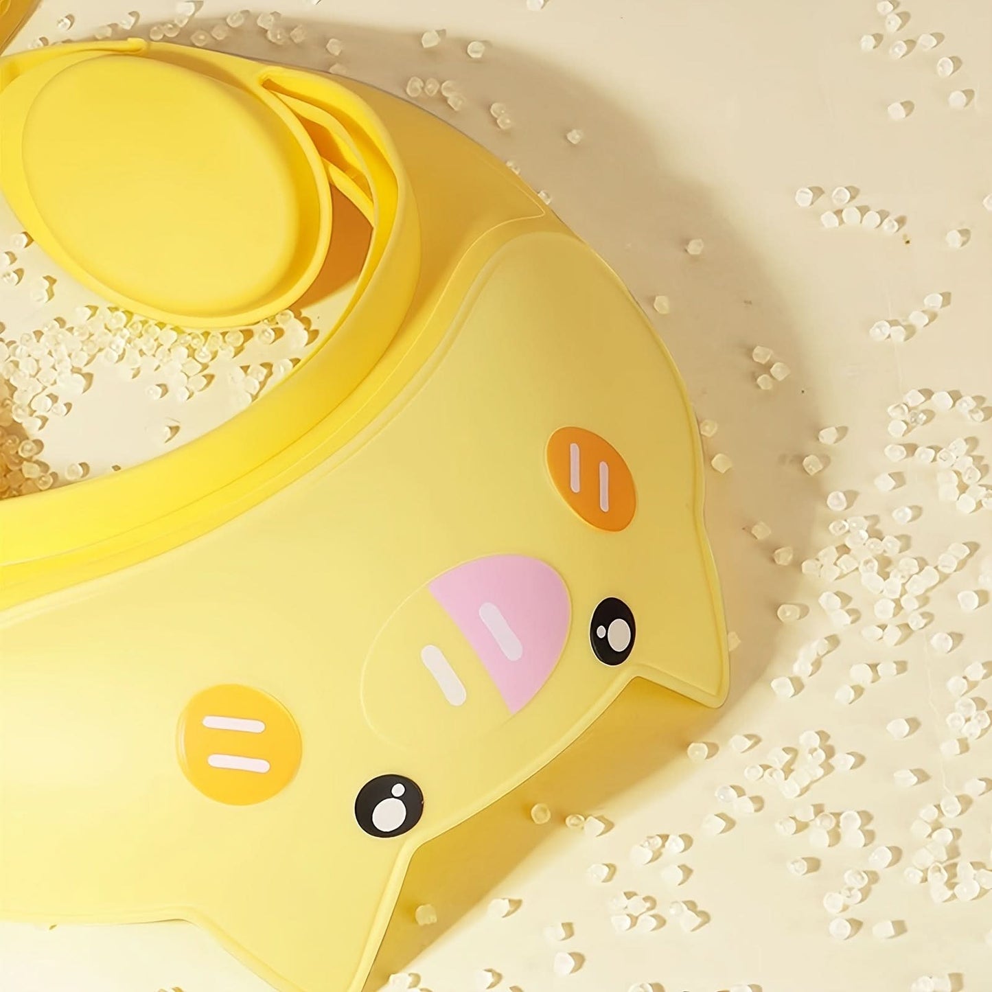Baby Ear Protection Shampoo Cap - Cartoon Silicone Cap