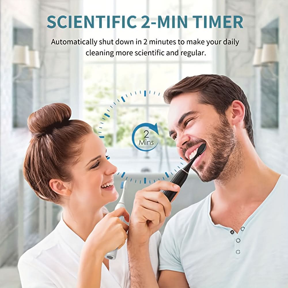 28000 VPM Electric Toothbrush – 6-Speed Rechargeable
