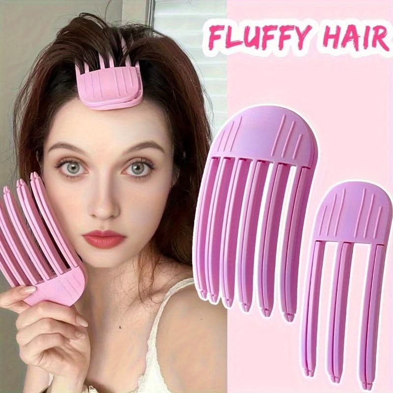 Root Lift Hair Volume Clips – 2PC Set, Plastic Comb