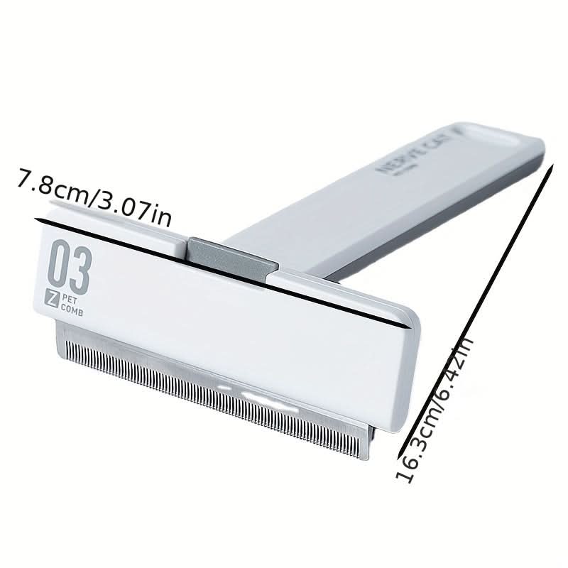 Curved Pet Grooming Comb for Shedding