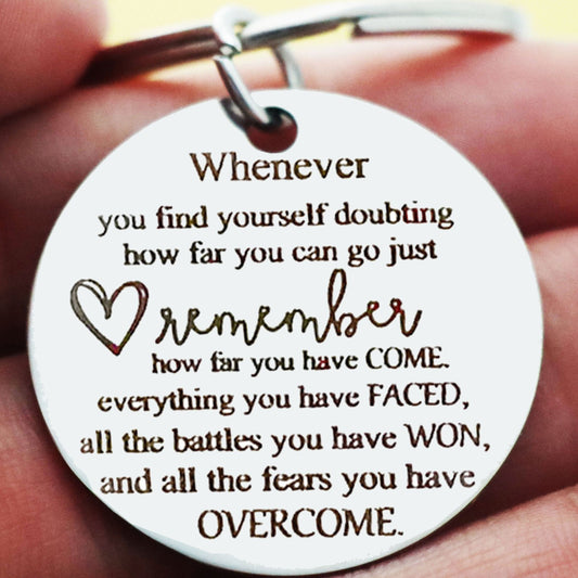 Inspirational Stay Strong Keychain – Motivational Gift