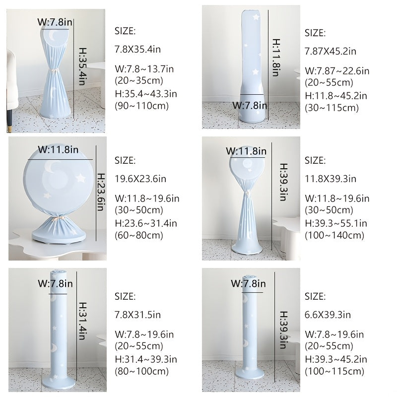 Elastic Fan Dust Cover –Washable Protector for Floor Standing & Table Fans