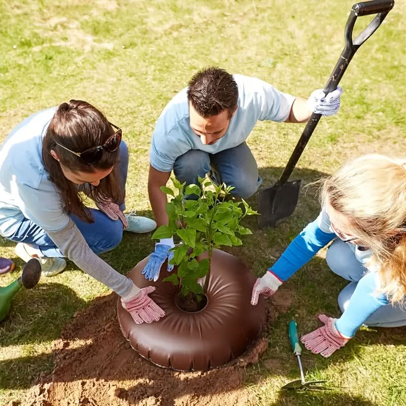 3-Pack 10-Gallon Tree Watering Bags – Slow-Release PVC Irrigation Rings