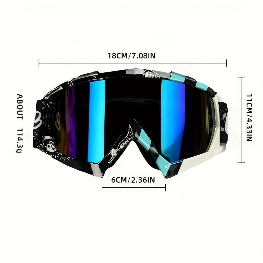 Sports Sunglasses for Women - Mirrored, Stainless Steel, Cycling, Skiing, Motorcross