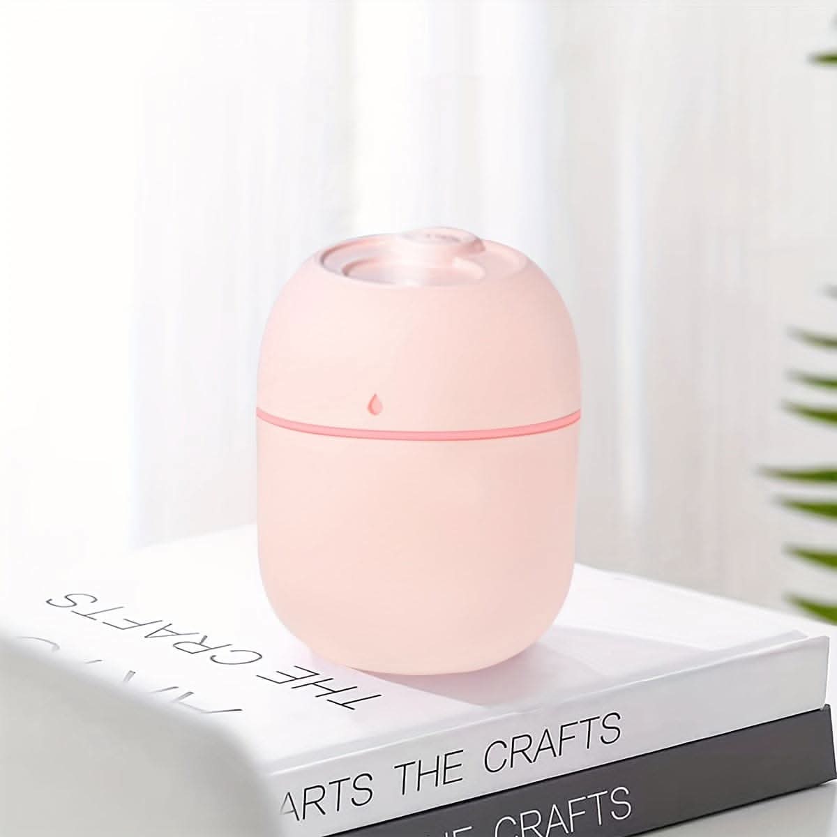 220ml Large Capacity Mini Desktop Humidifier - Whisper-Quiet & USB Powered