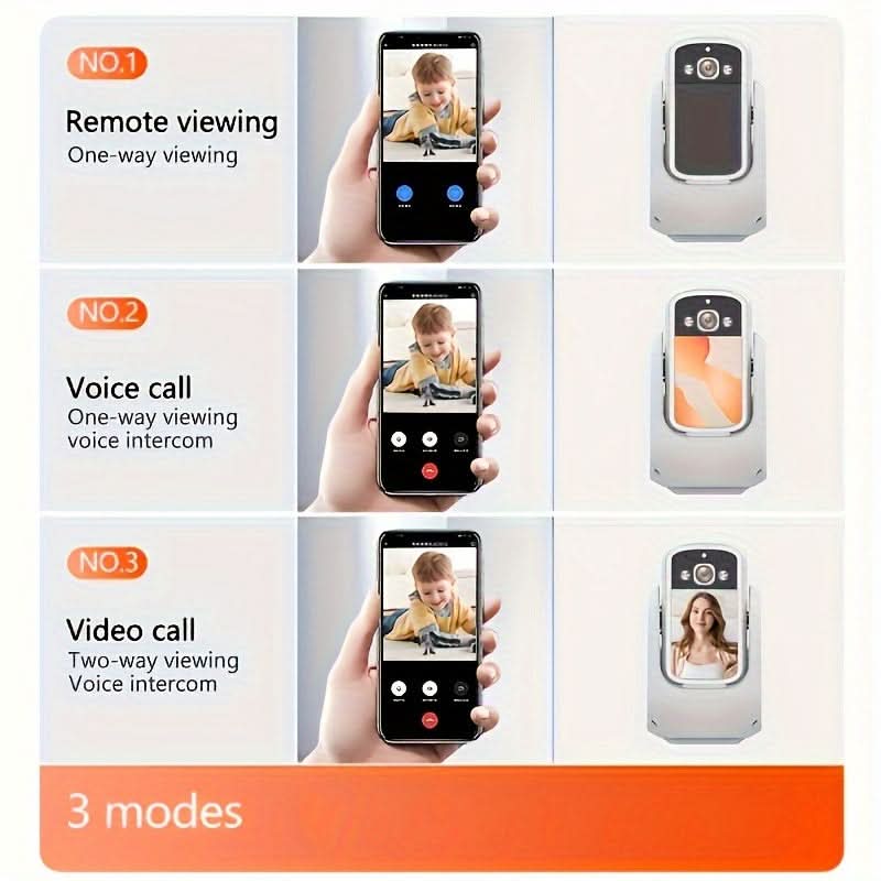 myAI HD Smart Monitor Camera – 1080p Indoor Security Cam with Nightlight & WiFi