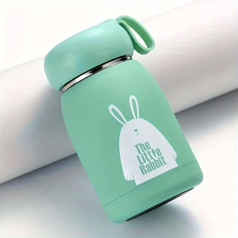 Cute Insulated Stainless Steel Water Bottle – Rabbit Belly Design