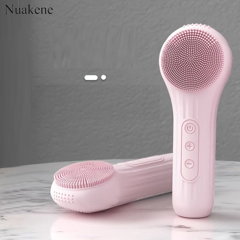Rechargeable Heated Silicone Facial Cleansing Brush