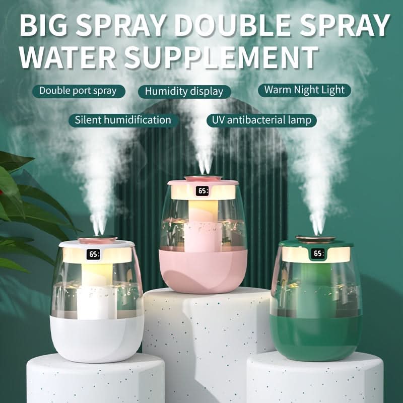 Ultra-Quiet USB Cool Mist Humidifier for Bedroom