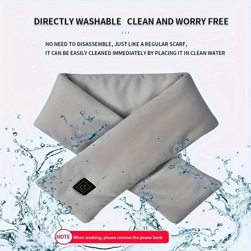 USB Heated Scarf – Adjustable Temperature, Neck & Knee Protection