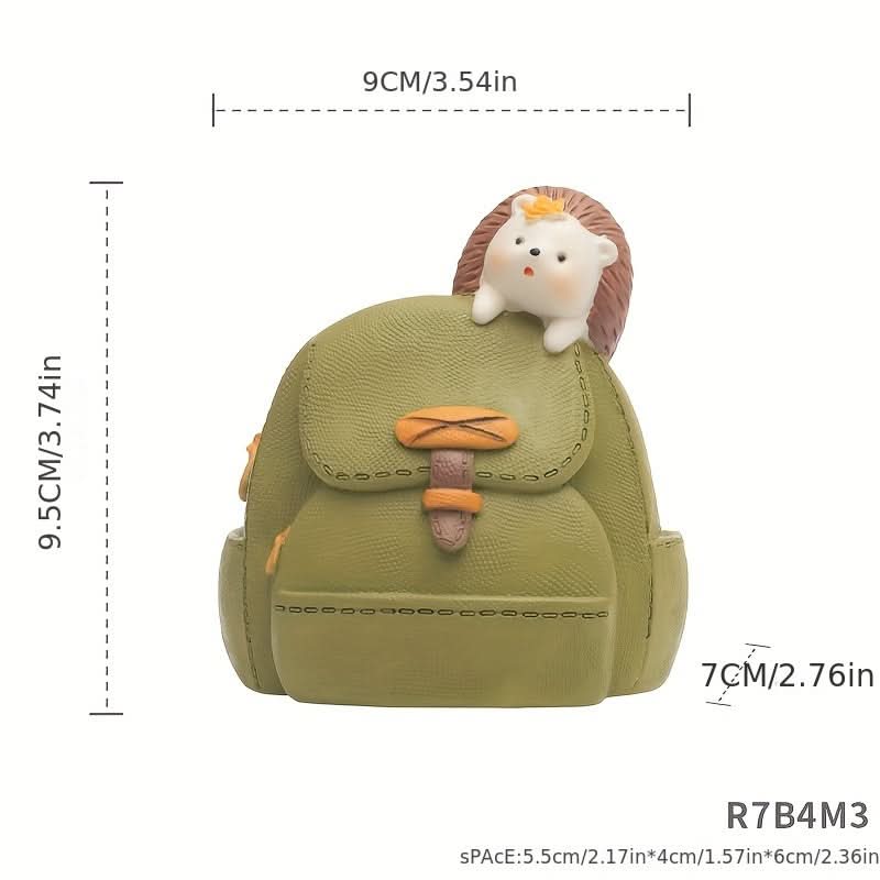 Whimsical Resin Succulent Planter – Creative Backpack Design