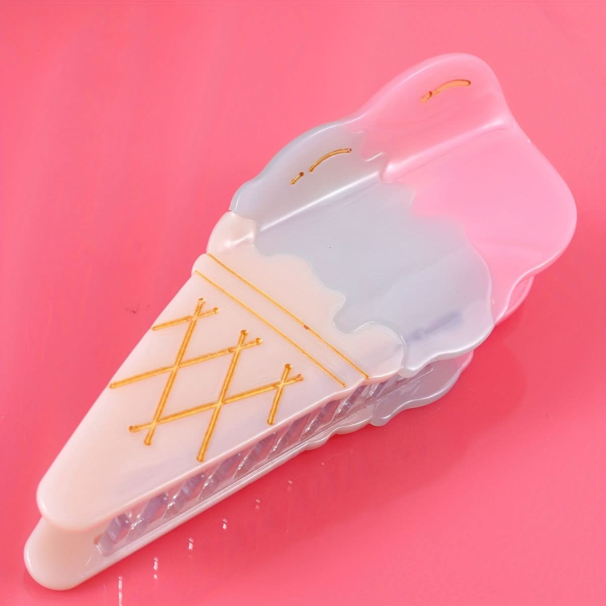 Cute Ice Cream Shape Hair Claw Clip