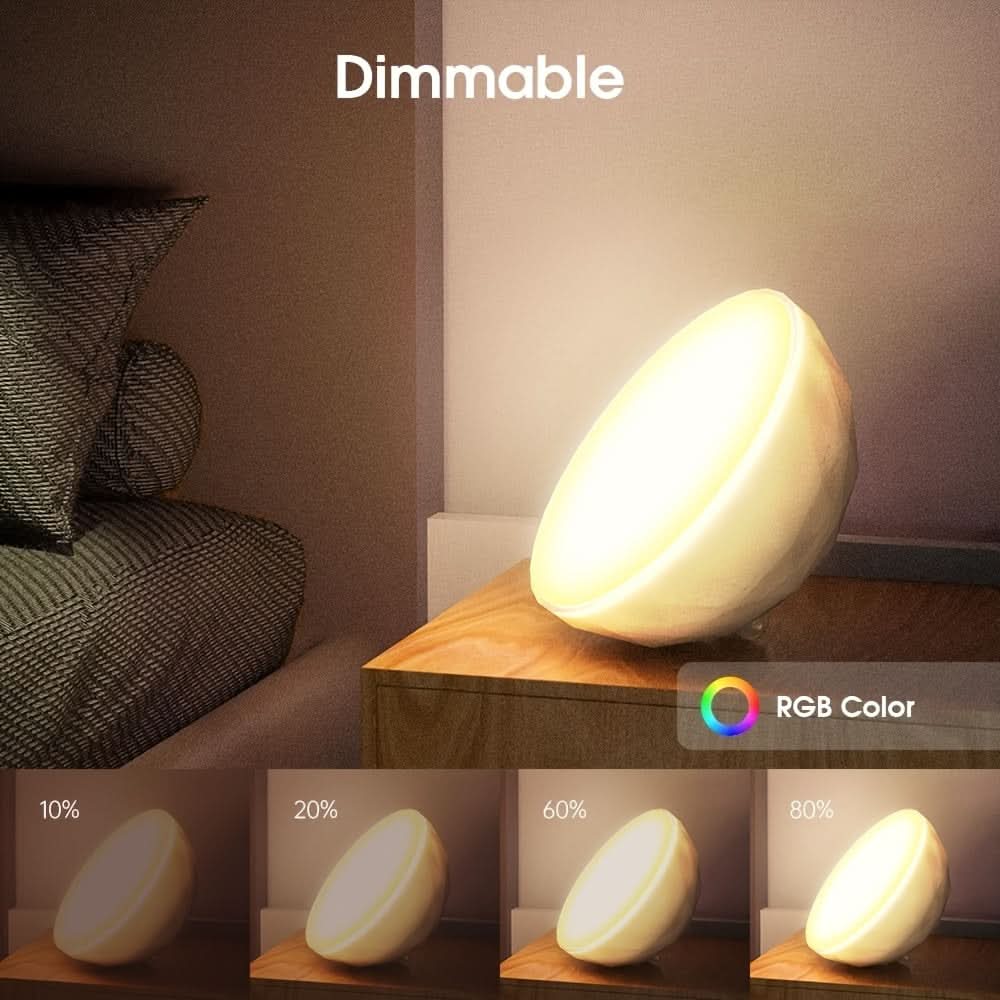 Dimmable RGB LED Mood Lamp with Remote Control