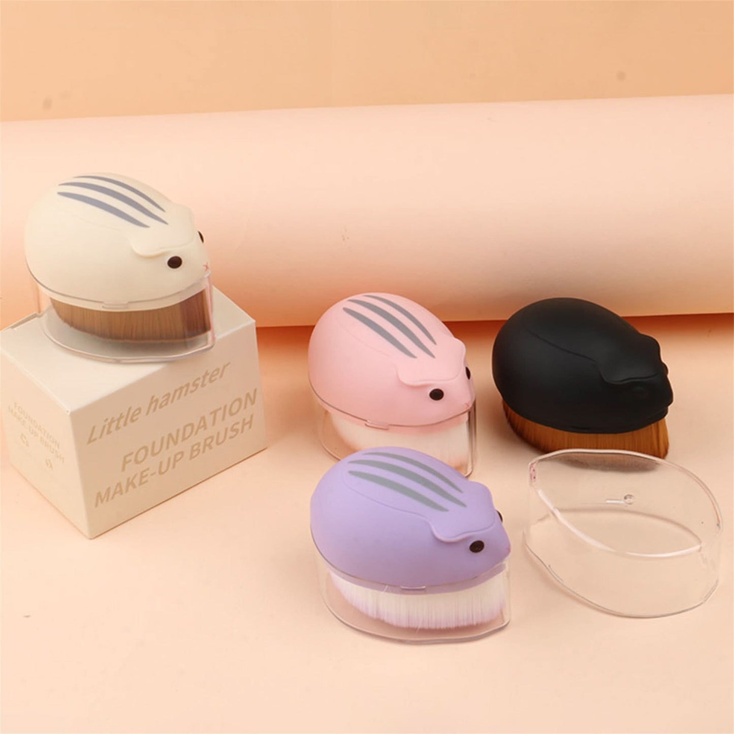 Cute Hamster Foundation Brush for Liquid, Powder & Cream