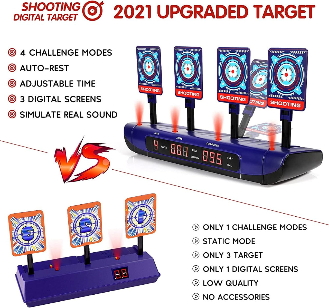 Electric Shooting Digital Target for Guns
