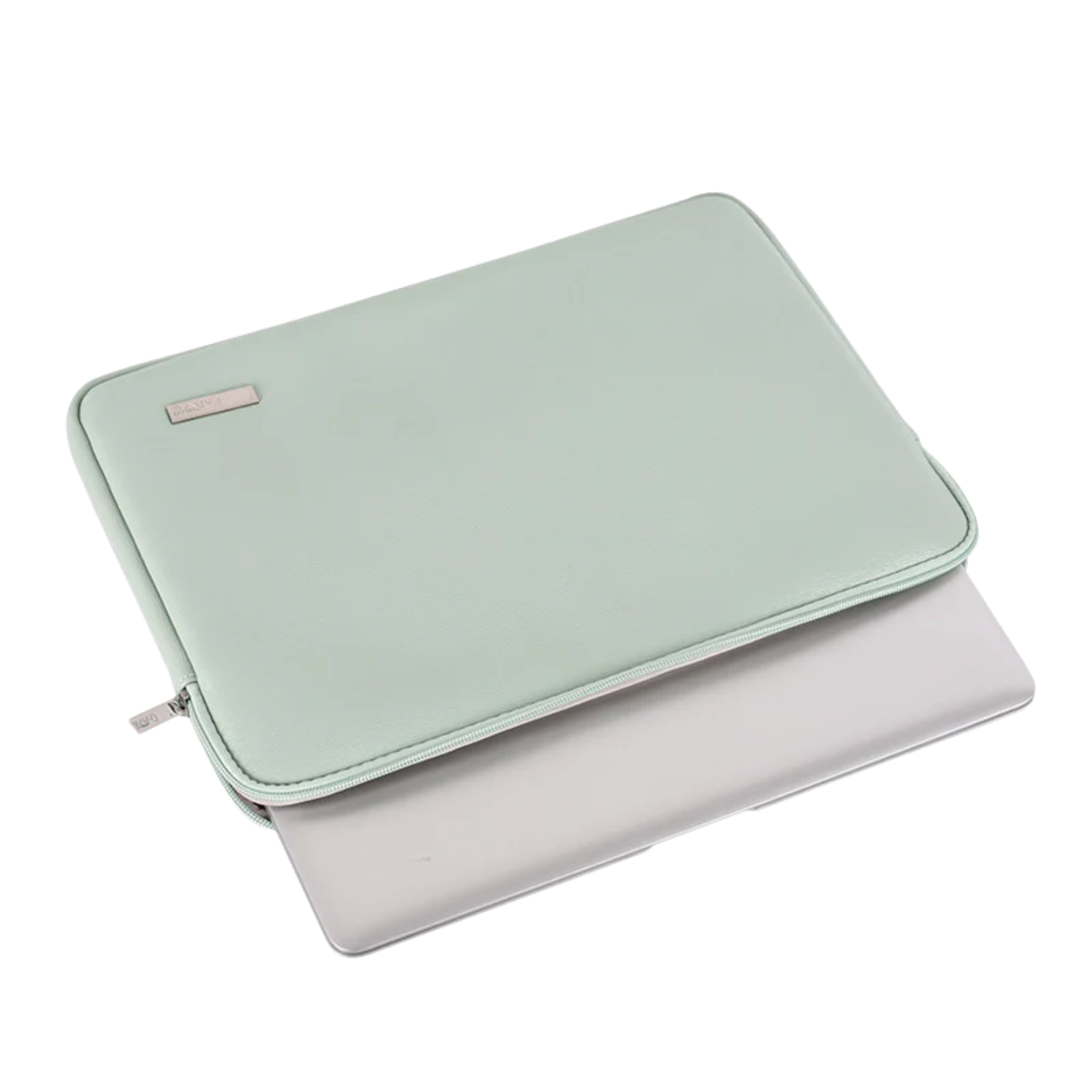 Basic PU Laptop Sleeve – Waterproof Case for 11–15" Devices, Unisex Solid Design