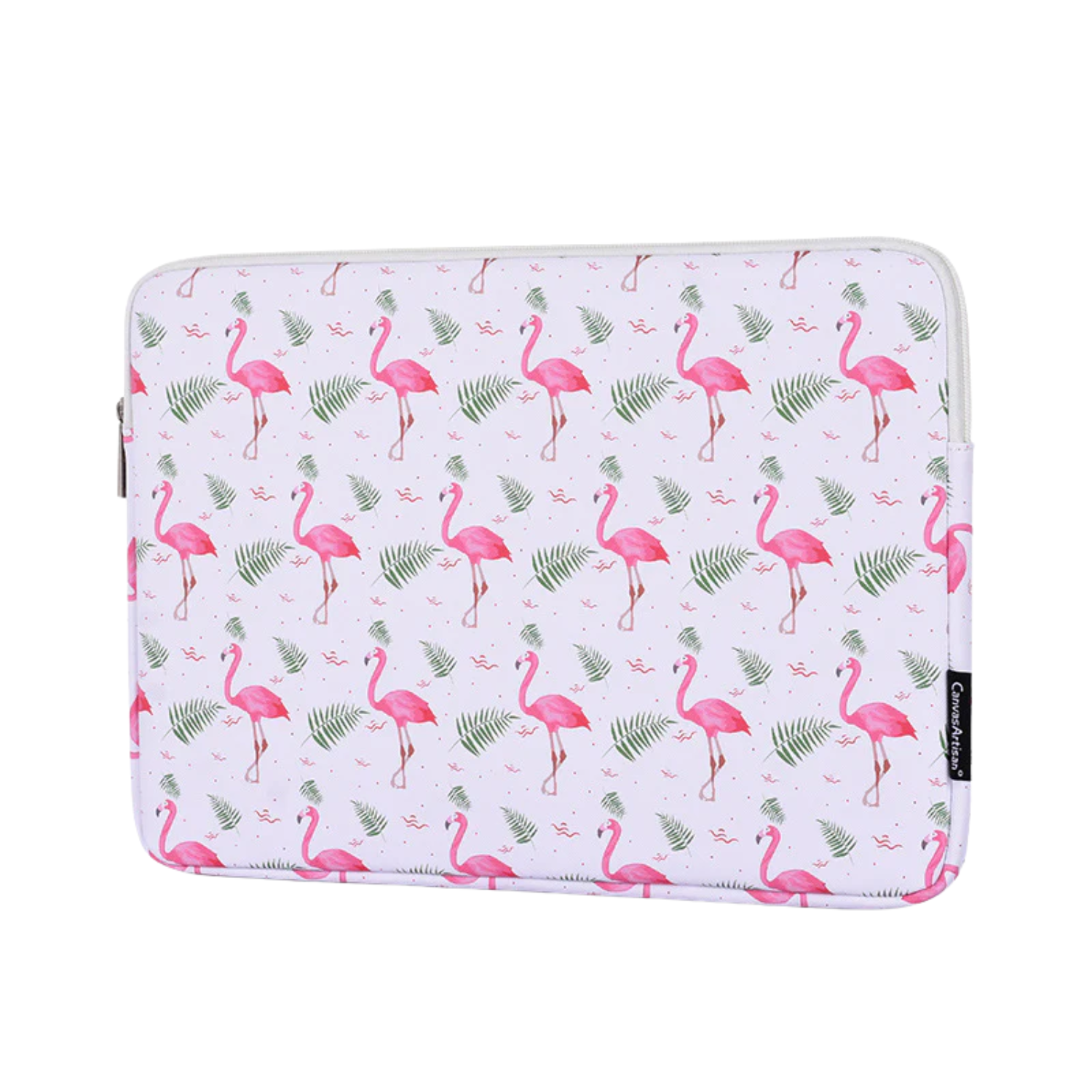 Waterproof 11"-15" Inch Laptop Sleeve – PU Leather Case for Lenovo & More, Flamingo Print