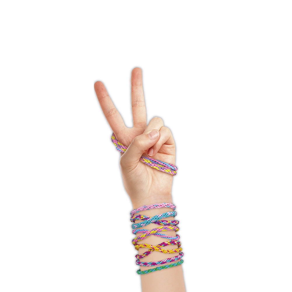Girls creator 2 in 1 braiding set bracelet machine