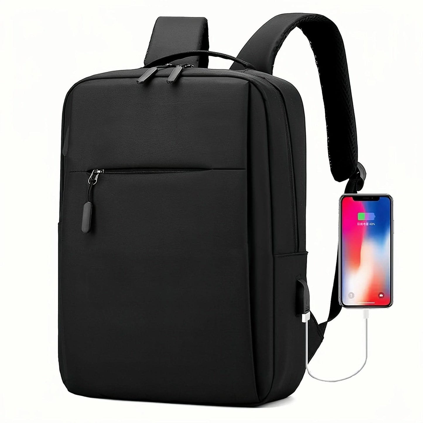 Compact Business Laptop Bag with USB Charging