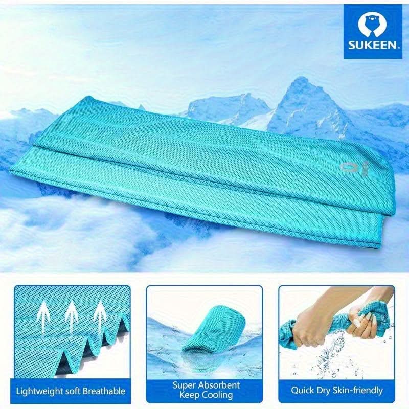 6-Pack Quick-Chill Cooling Towels – Soft, Breathable & Fast-Dry