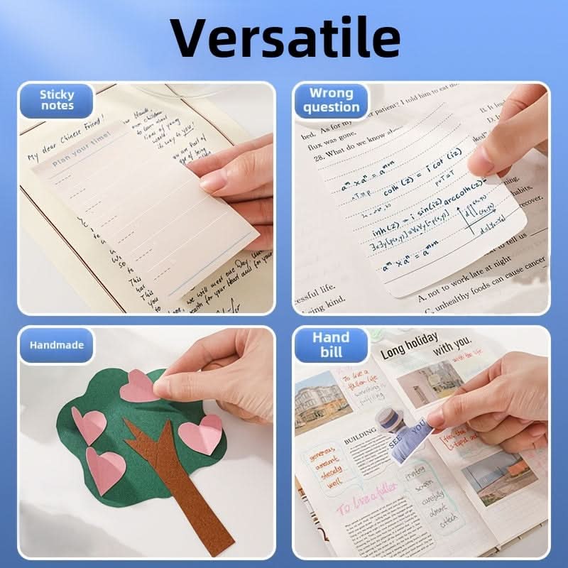 360° Rotating Double-Sided Tape with Roller – PET Adhesive