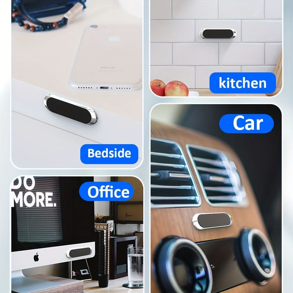 Magnetic Aluminum Car Phone Holder, 2024 Edition
