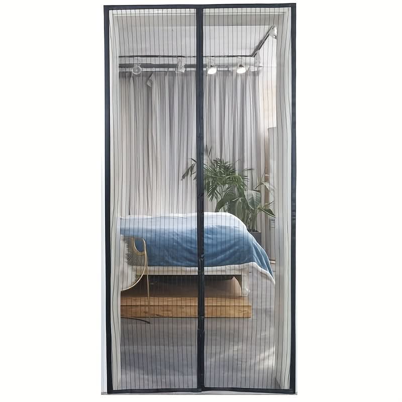 Magnetic Mesh Door Curtain – Breathable Insect Repellent Screen for Summer
