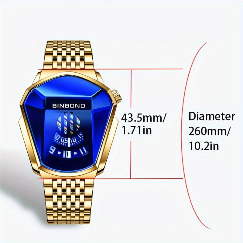 BINBOND 01 Mode - Fashion Sport Quartz Chronograph Watch