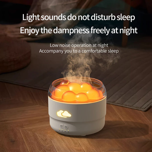 Portable USB Aromatherapy Humidifier with Nightlight & Timer