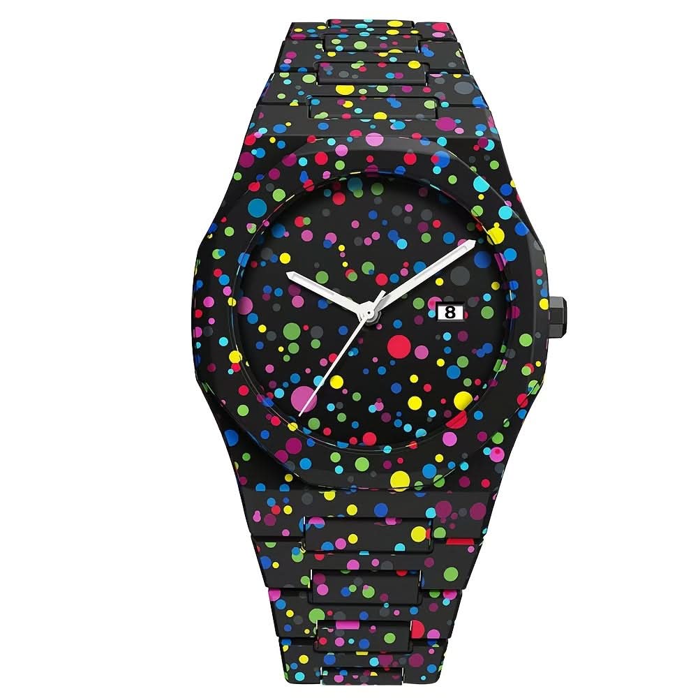 Men’s Funky Quartz Watch with Calendar