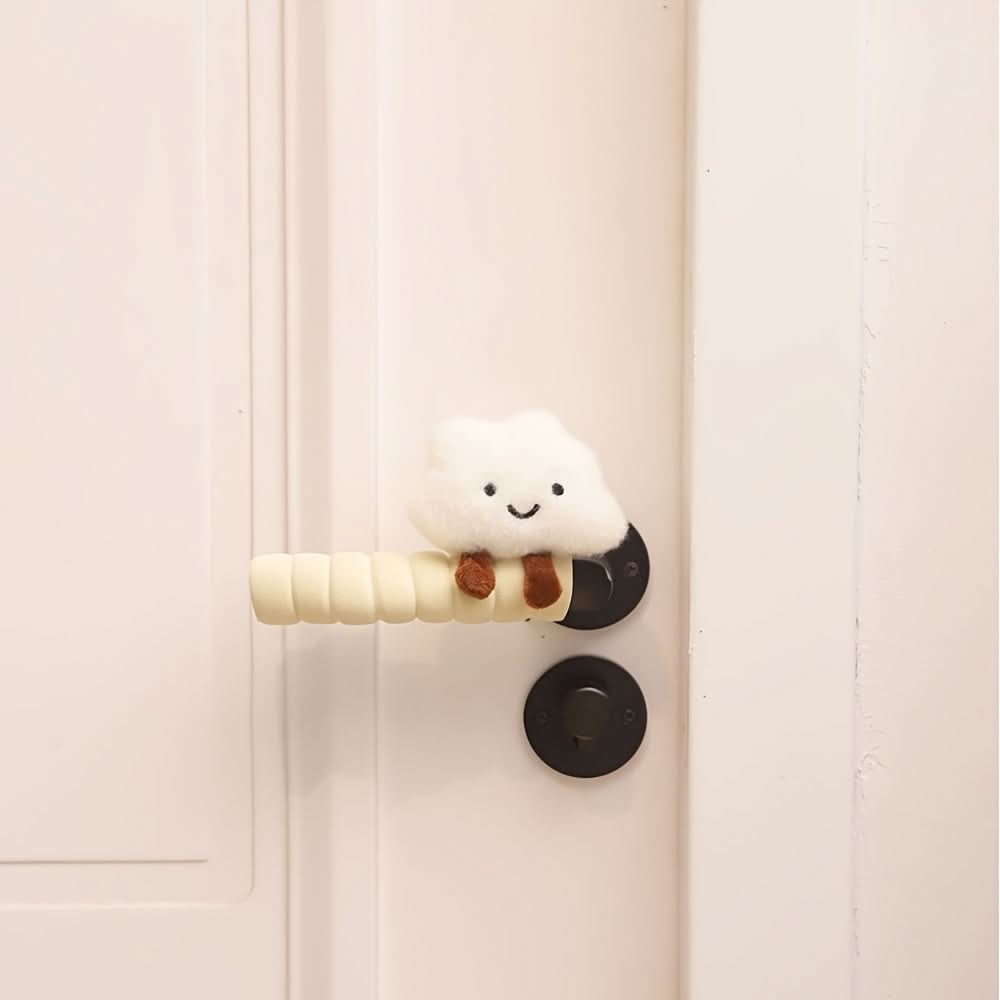 Anti-Static Cloud Door Handle Gloves – Cute Bedroom Door Protection Cover