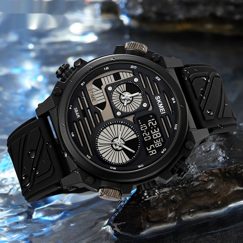 Skmei 2202 Outdoor Exploration Multi-Function Waterproof Silicone Paracord Watch for Men