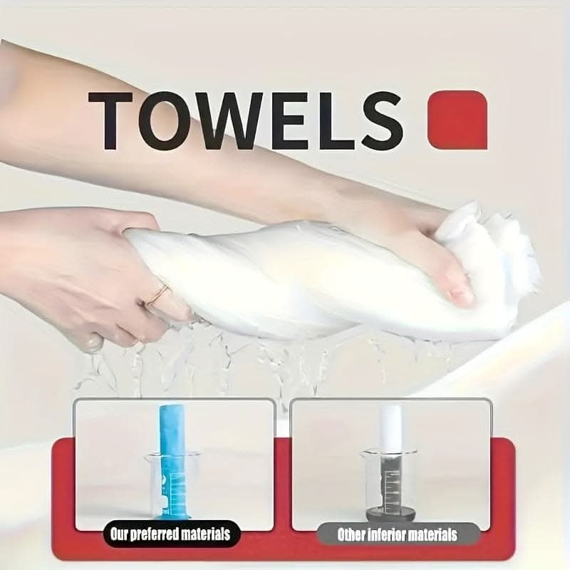 Ultra-Absorbent Compressed Towels – Soft, Lint-Free for All Uses