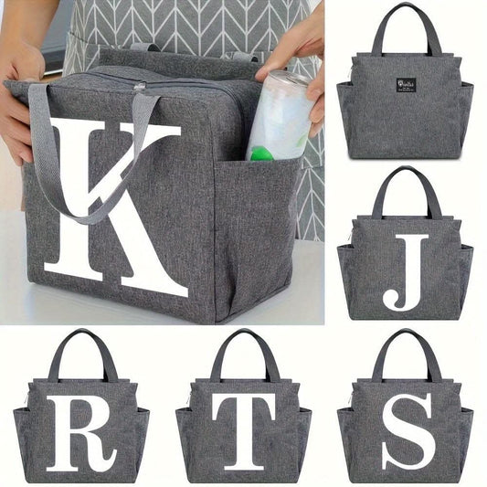 Canvas Insulated Lunch Bag -  Perfect for Office, School, Travel, and Picnic