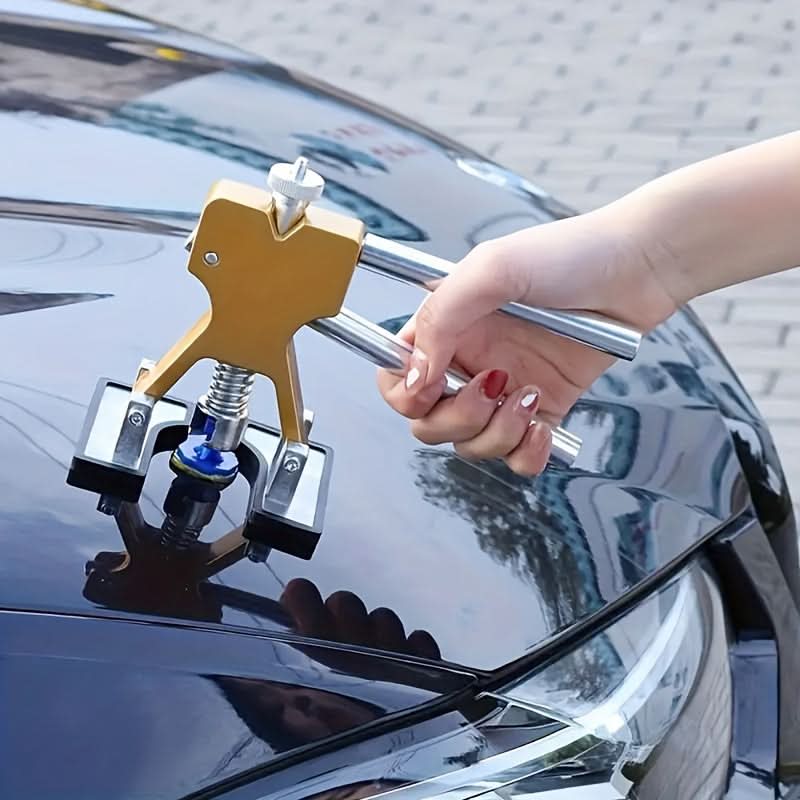 Stainless Steel Paintless Dent Puller Tool – Manual Repair Kit