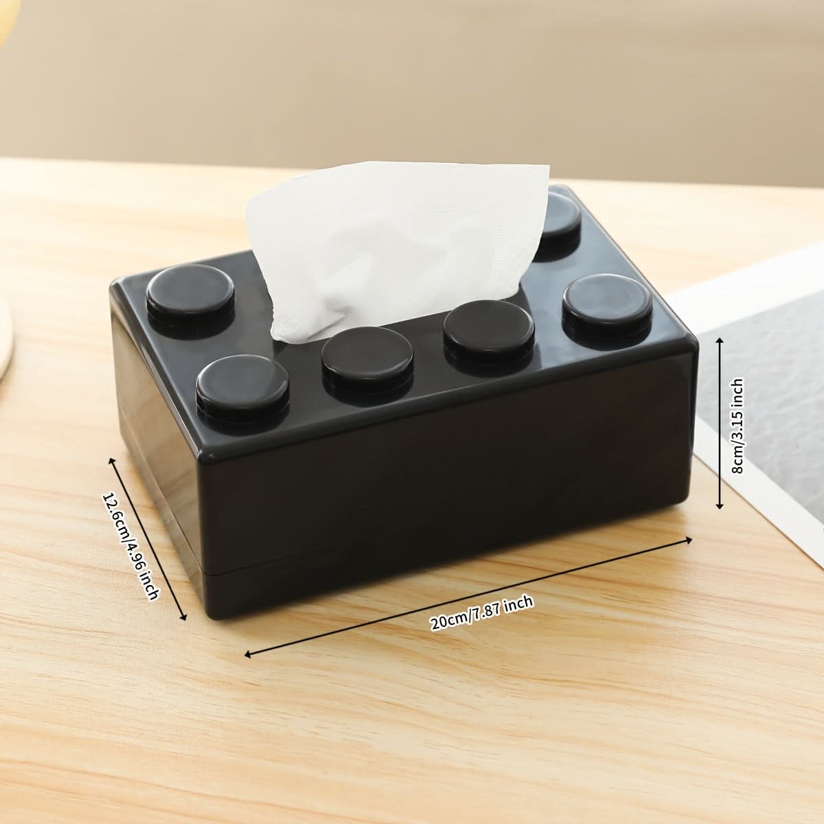 Decorative Wall-Mounted Tissue Box Holder