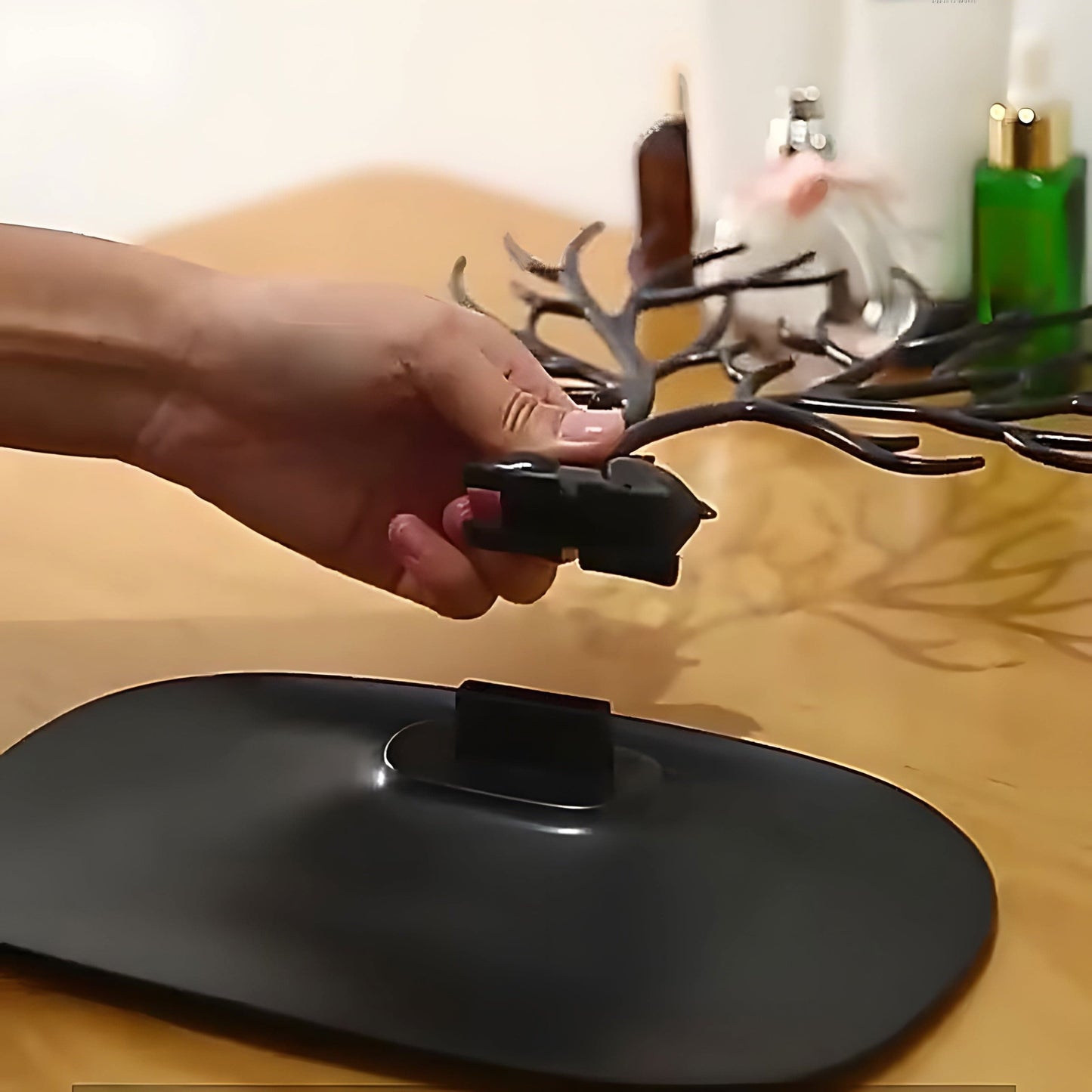 Vintage Deer Branch Jewelry Organizer – Elegant Display Stand